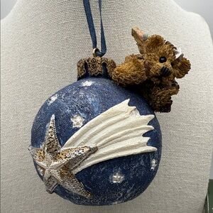 Boyds Bears Wilson Bear with Shooting Star Christmas Ornament #25702